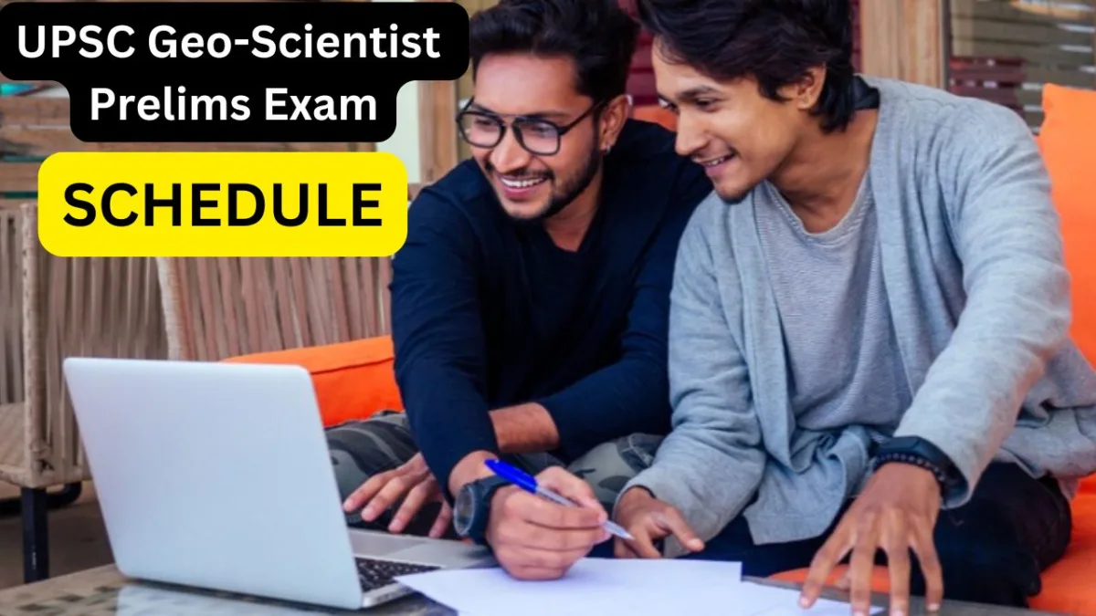 UPSC Geo Scientist Prelims Exam